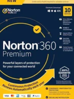 Norton 360 Premium 75GB – 10 Devices 1 Year – Norton Key GLOBAL