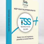 Tally Software Services (TSS) – Silver. Subscription for e-Way Bills, e-Invoice, Online Reports, Banking & Payment feature on your existing TallyPrime Silver license. (Email Delivery In 2 Hours)