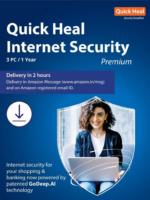 Quick Heal Internet Security – 3 PCs, 1 Year (Email Delivery in 2 hours- No CD)