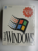 Microsoft Windows Operating System Software – Version 3.1 – 3.5″ Disks – SEALED