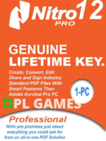 Nitro PDF 12 Pro Genuine PDF Editing Software (Lifetime / 1 PC) (Instant Delivery)
