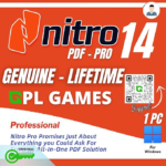 Nitro PDF 14 Pro Genuine PDF Editing Software (Lifetime / 1 PC) (Instant Delivery)
